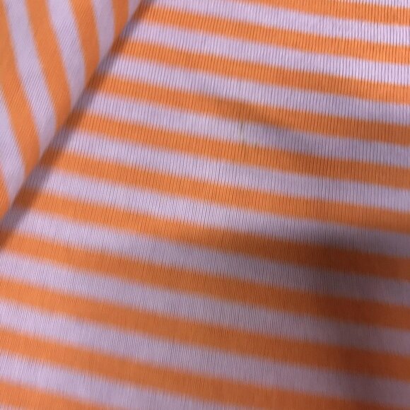 Paul Smith Sweater Mens Extra Large Orange Pink Striped V Neck 100% Cotton - Picture 10 of 12